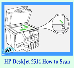 HP DeskJet 2514 How to Scan